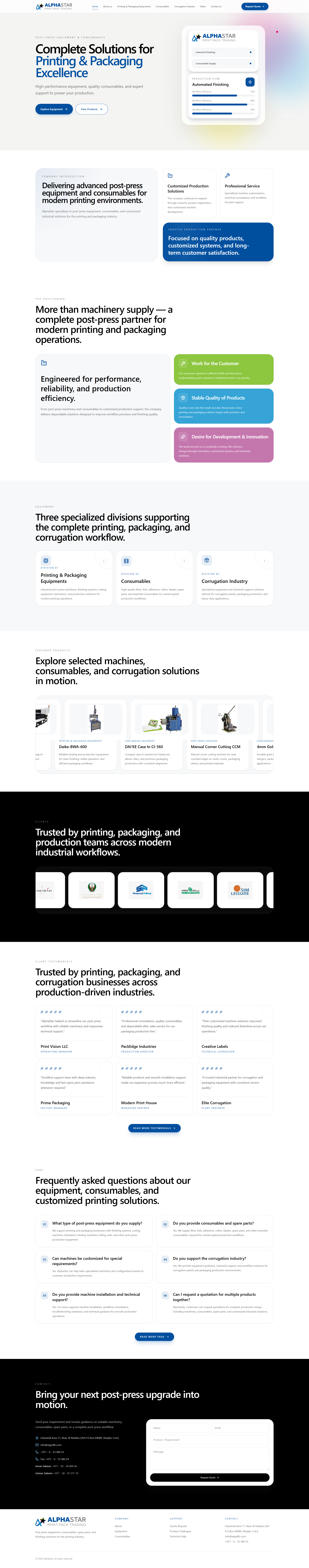 AlphaStar Websites project