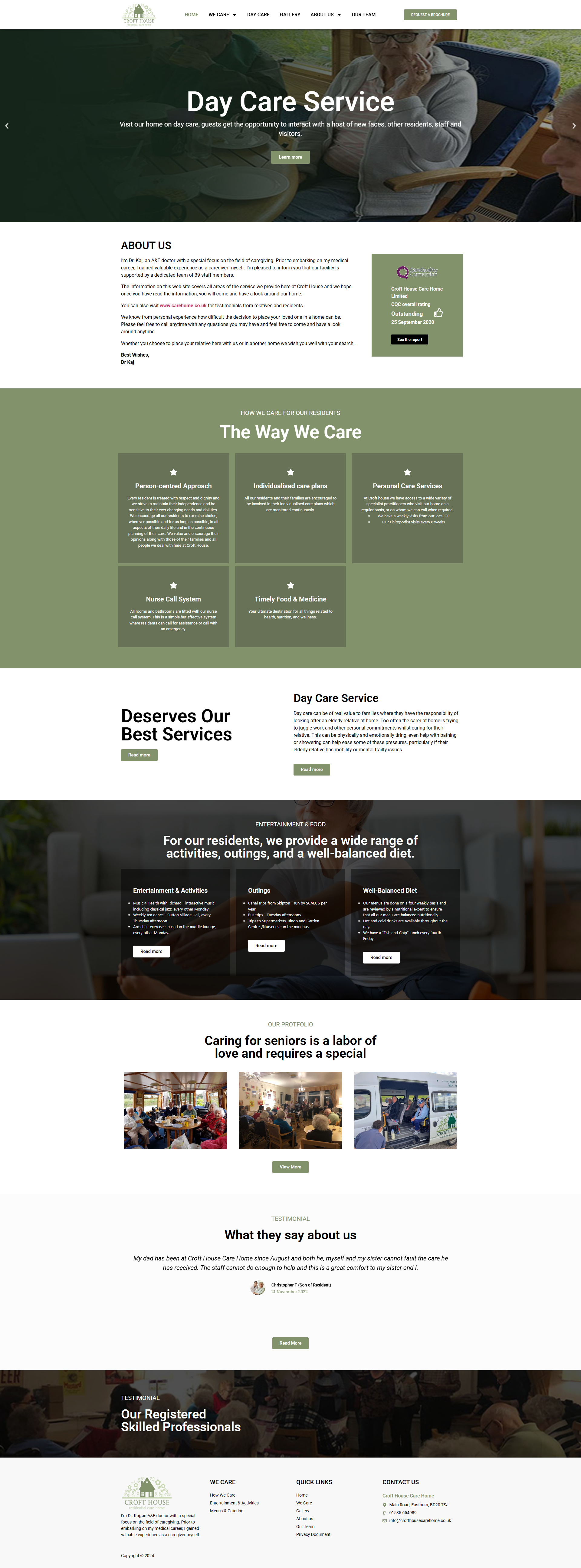 Croft House Websites project