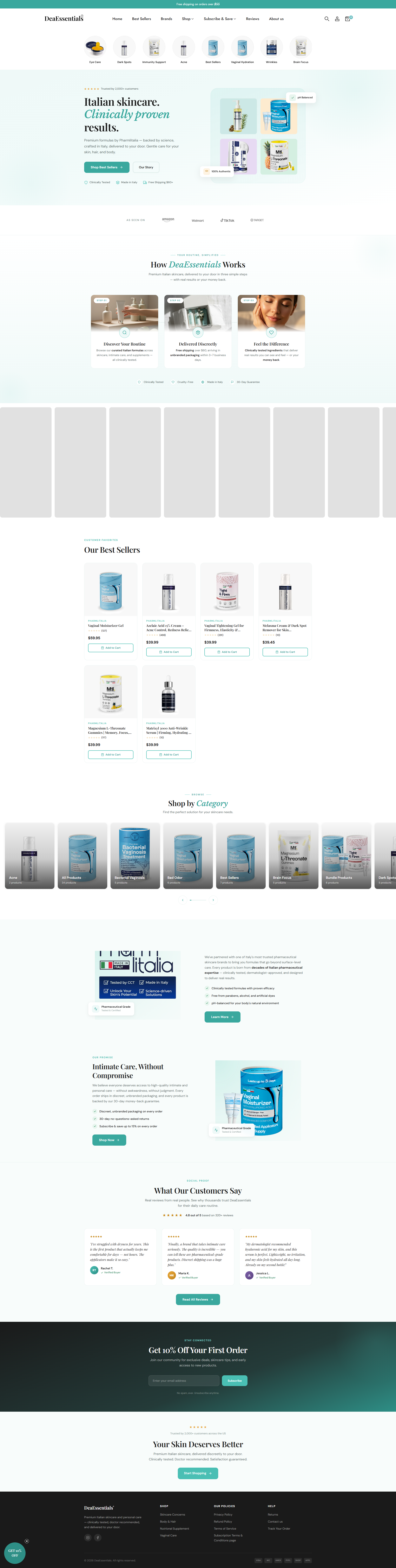 Dea Essentials Websites project