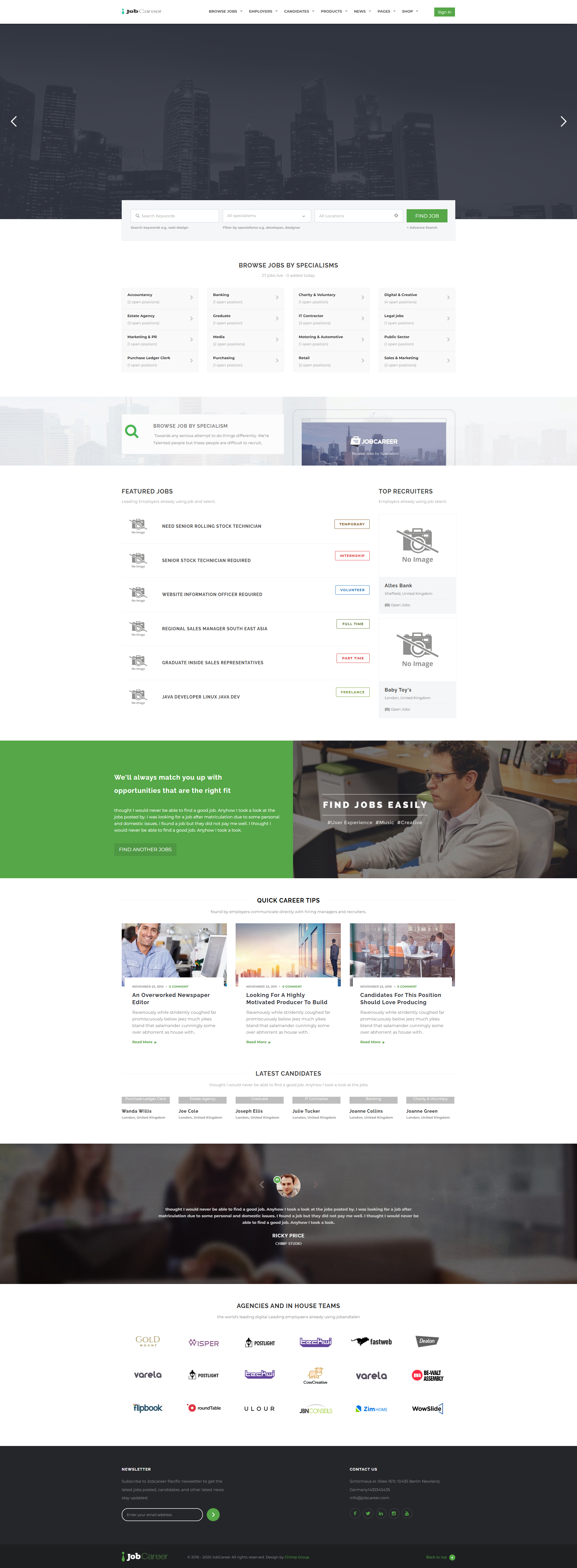 Get Skill Staff Websites project