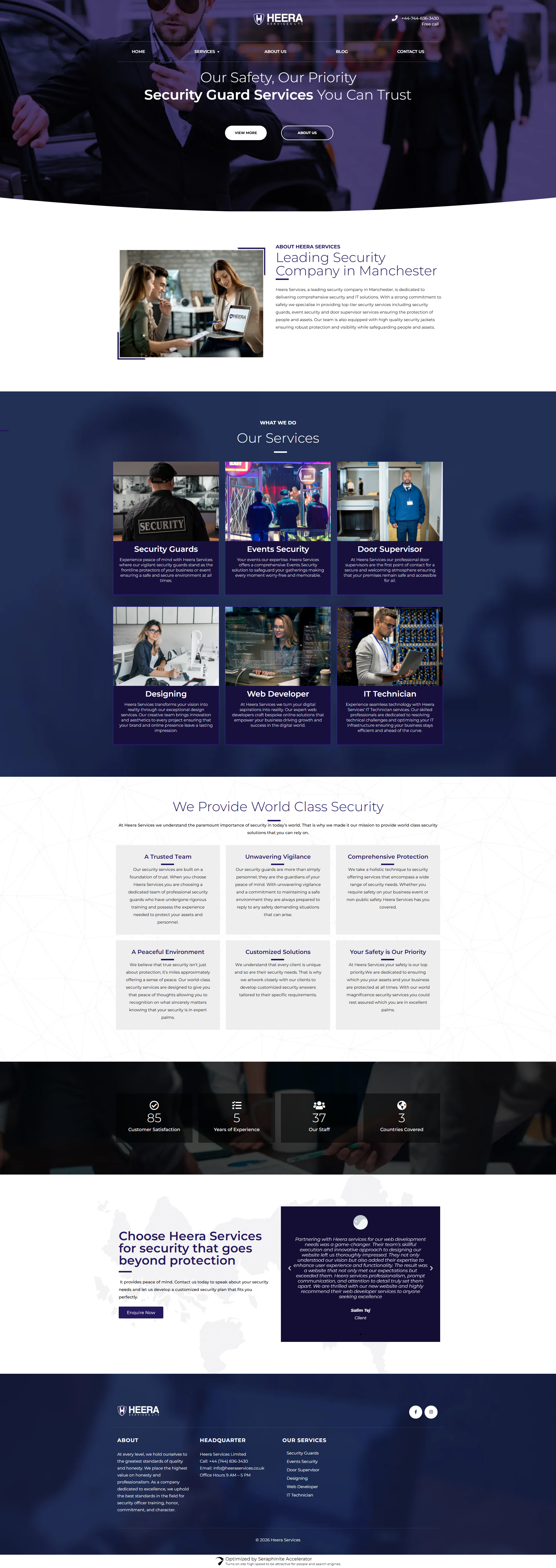 Heera Services Websites project