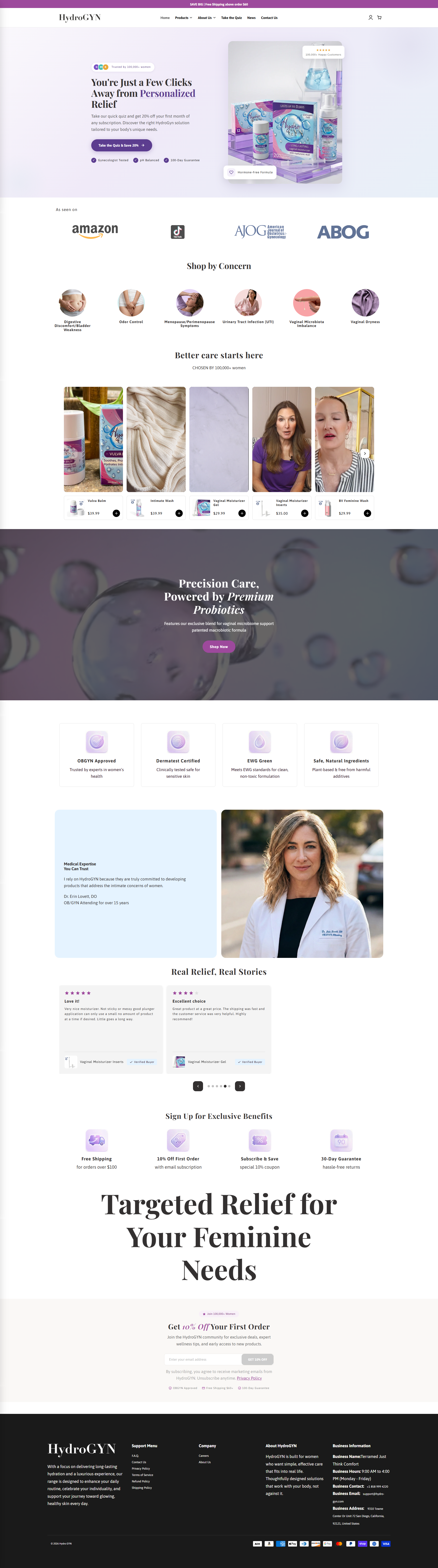 HydroGyn Websites project