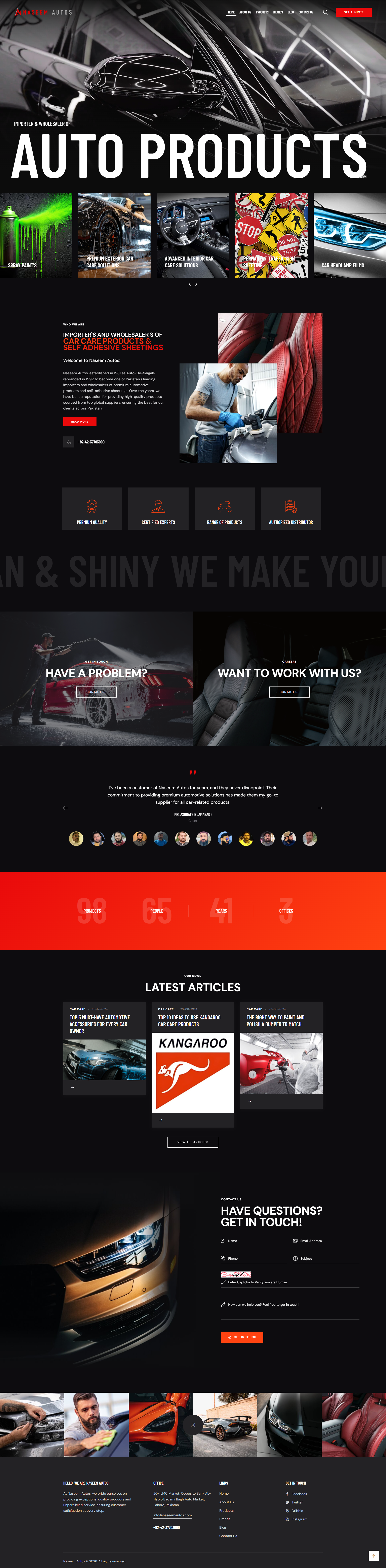 Naseem Autos Websites project