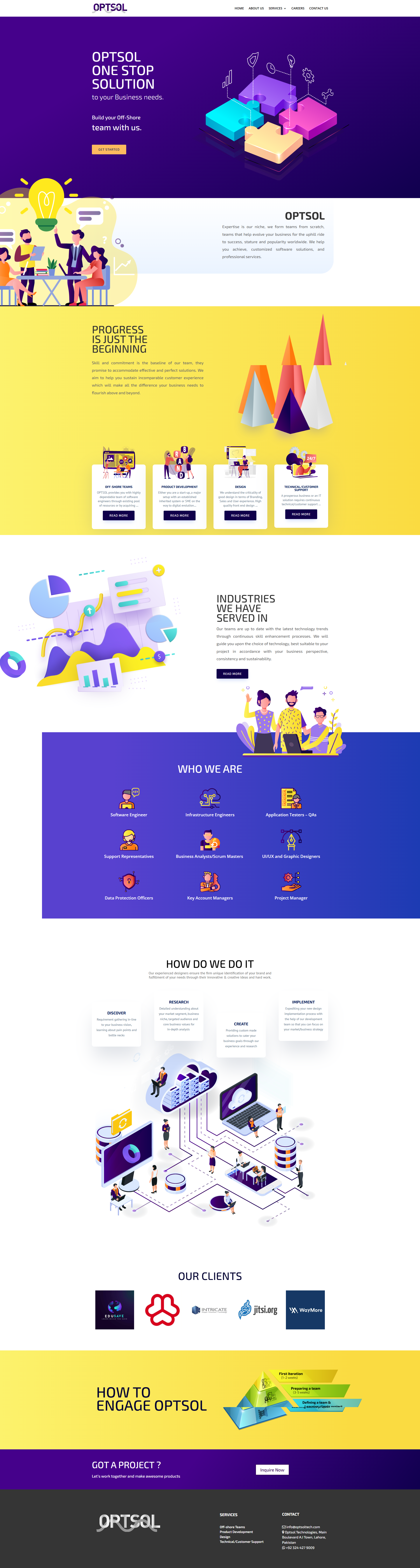OptSolTech Websites project