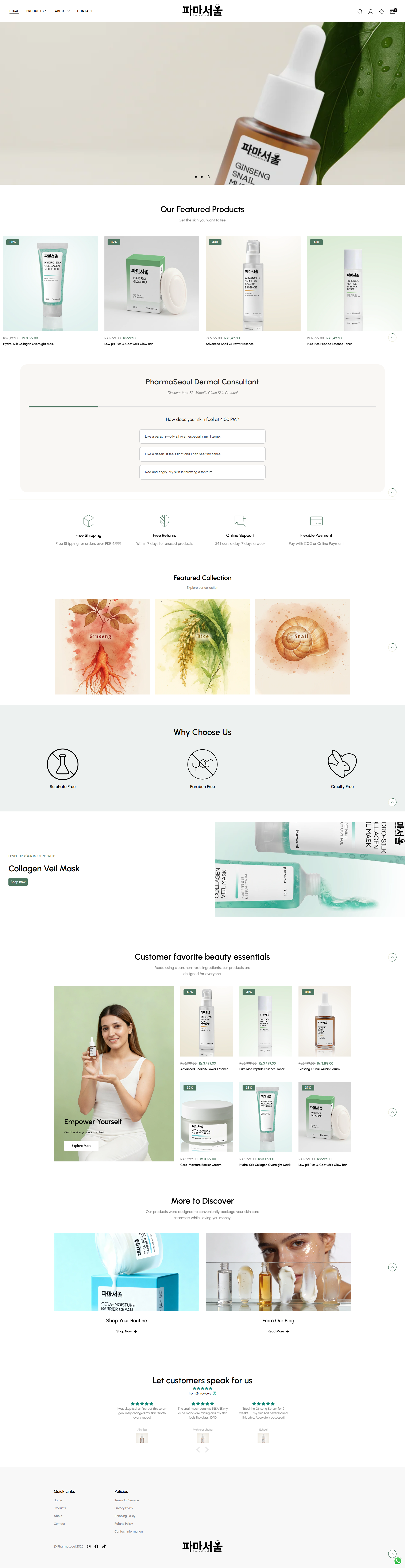 Pharmaseoul Websites project