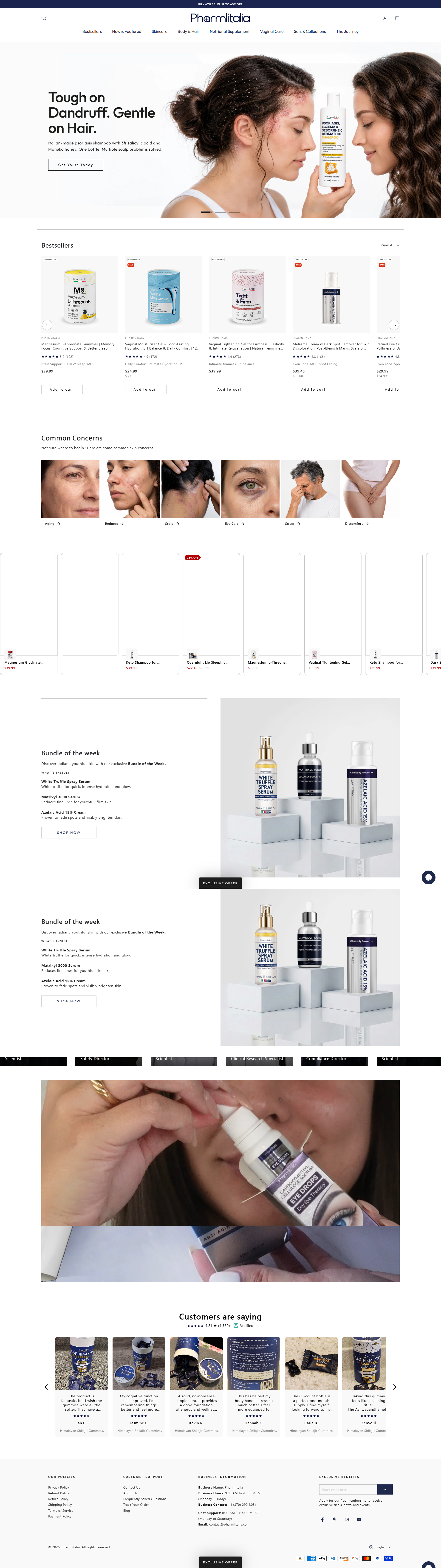 Pharmlitalia Websites project