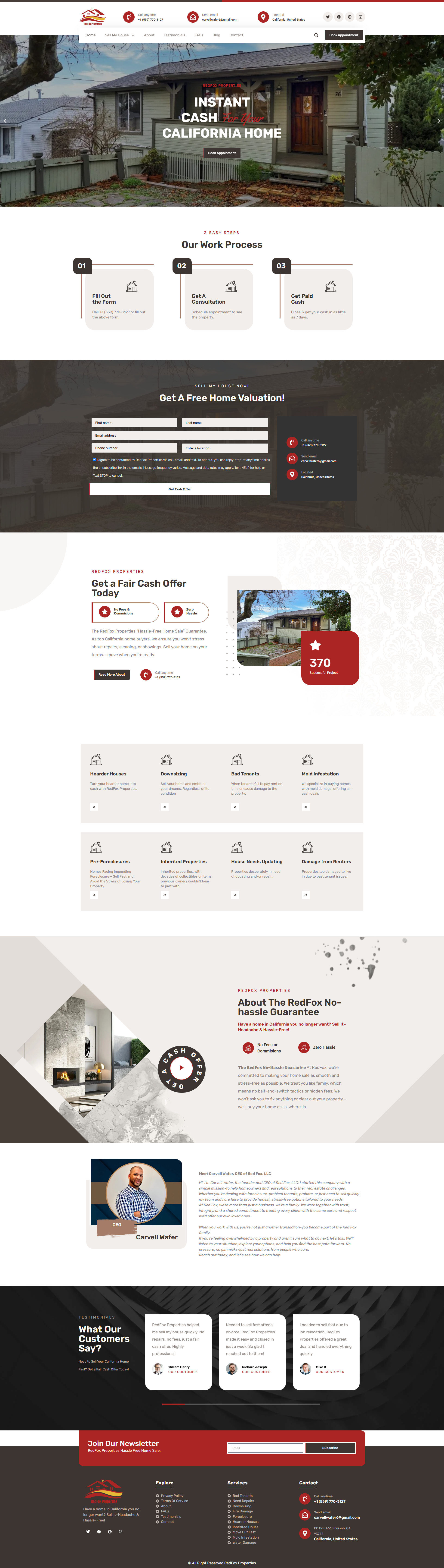 Red Fox Properties Websites project