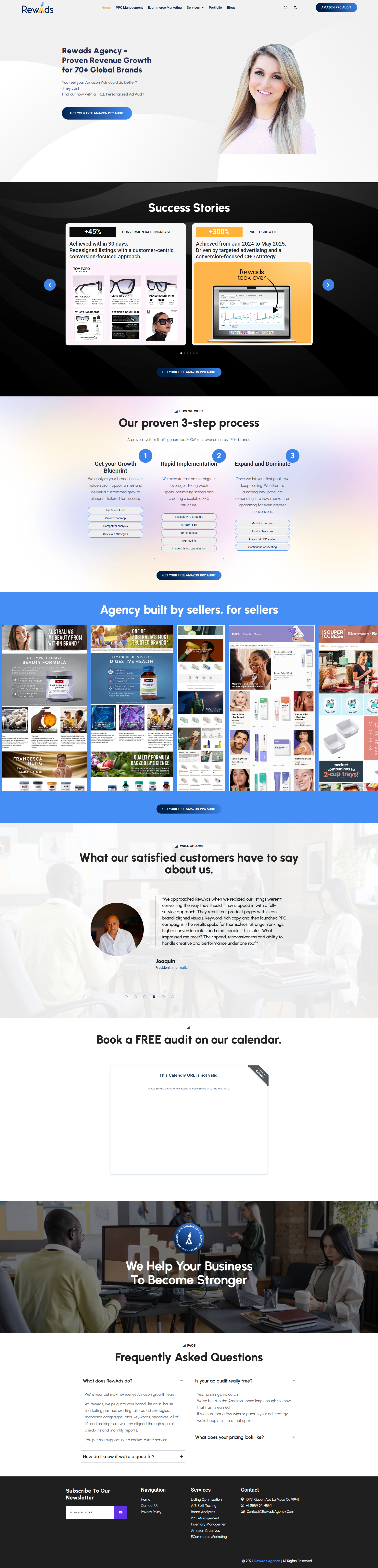 Rew Ads Agency Websites project