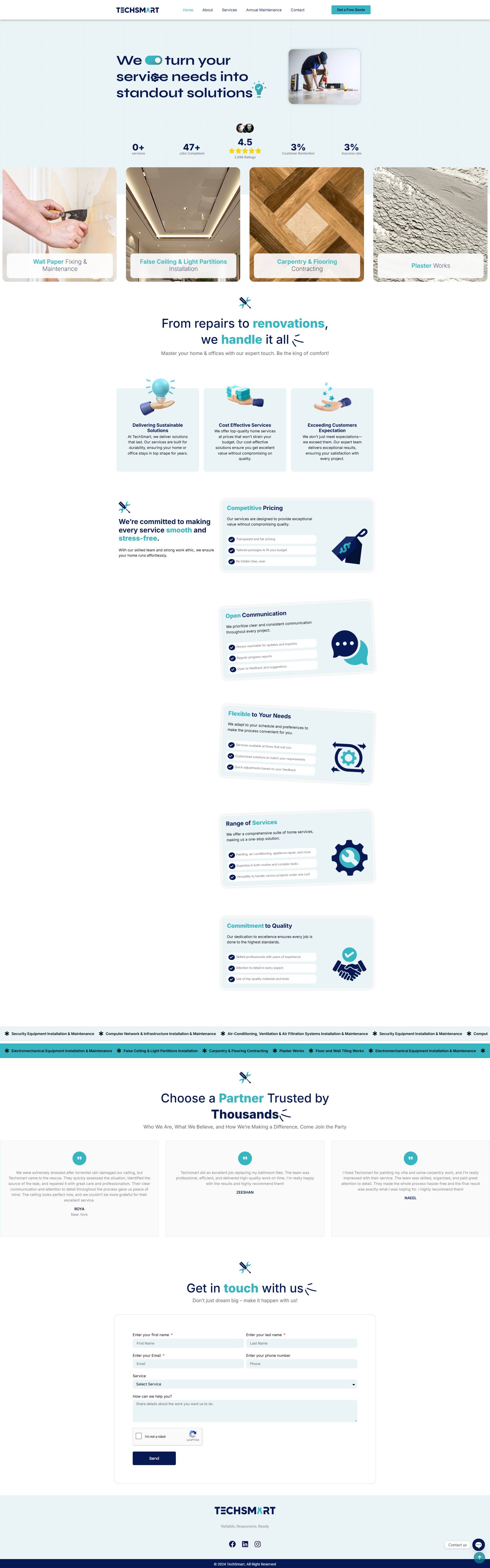 Tech Smart Websites project