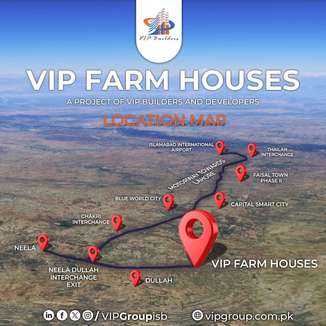 VIP Farm House Location Social Media Designing project