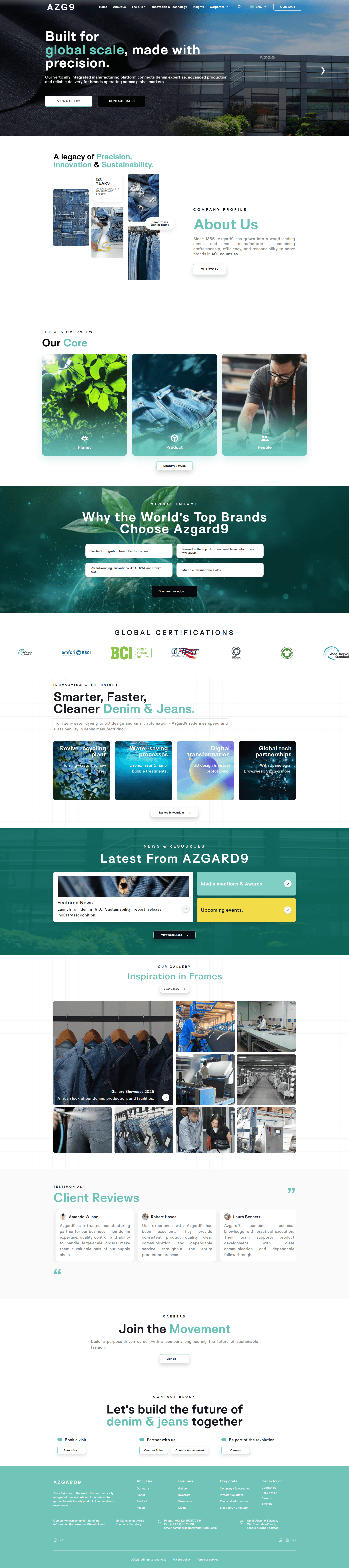 Azgard9 website preview