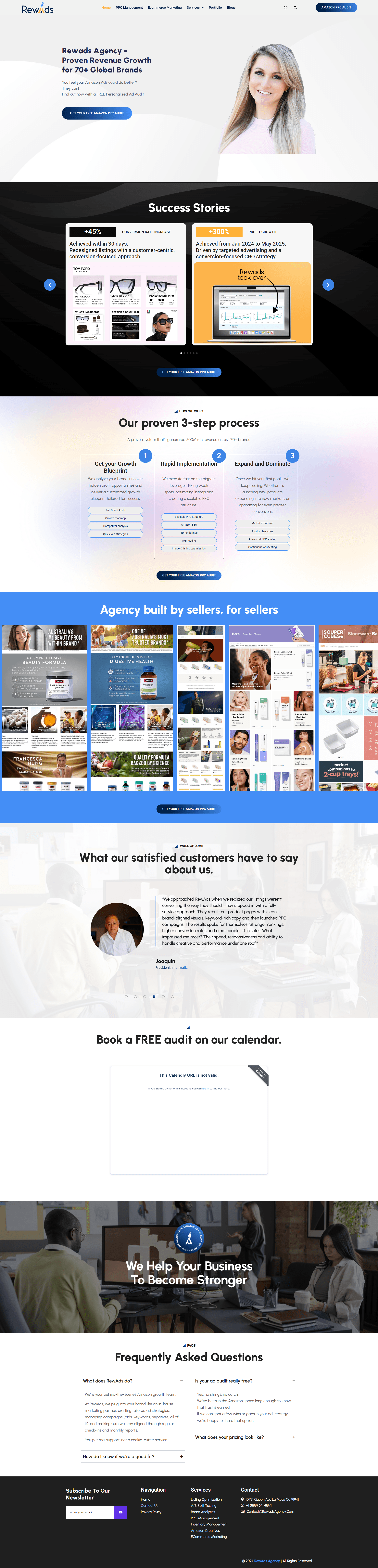 Rew Ads Agency website preview