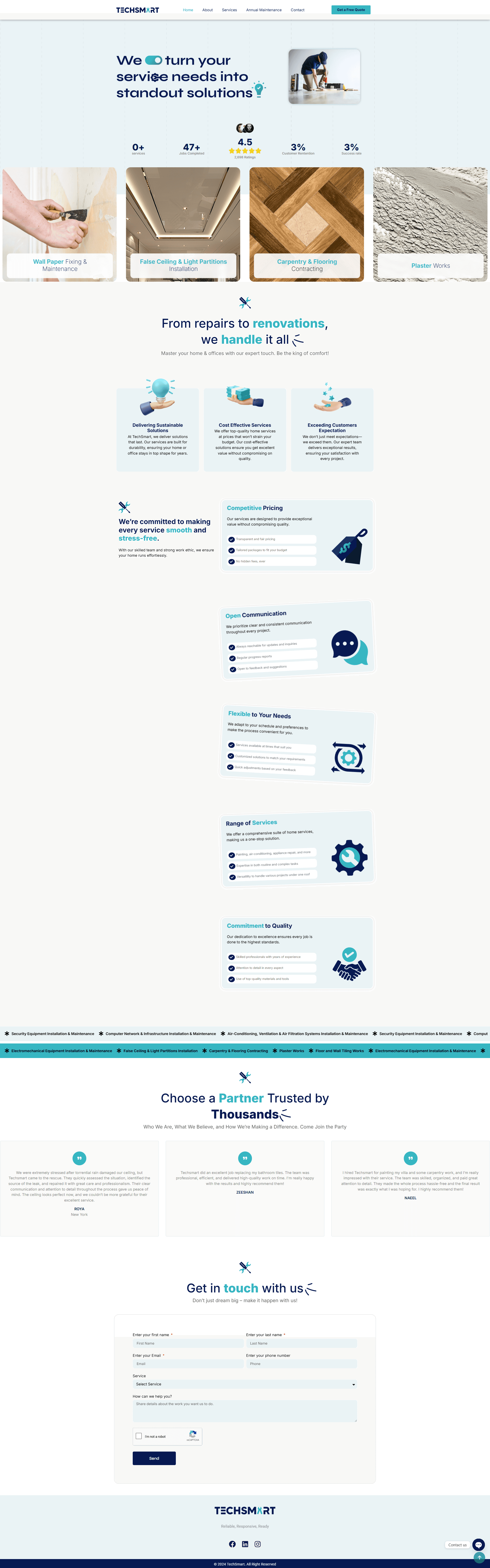 Tech Smart website preview